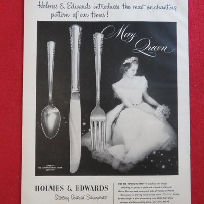 1951 Holmes & Edwards Silverplate with May Queen