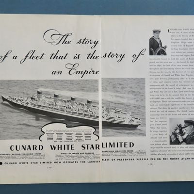 1934 Cunard White Star Limited with The Story of Empire