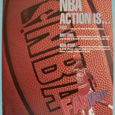 1988 NBA with Basketball's Great Player Michael Jordan