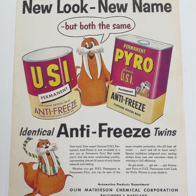 1955 USI/PYRO Anti Freeze With Seal