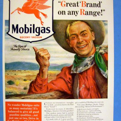 Vintage Ad: 1940 Mobil Gas