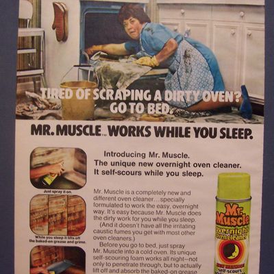 1974  Mr.  Muscle  Overnight  Oven  Cleaner