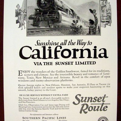 Vintage Ad: 1926 Southern Pacific Lines