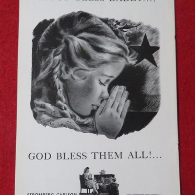 1944 Stromberg Carlson with Little Girl Praying