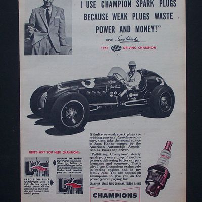 1954 Champion Spark Plugs with Sam Hanks