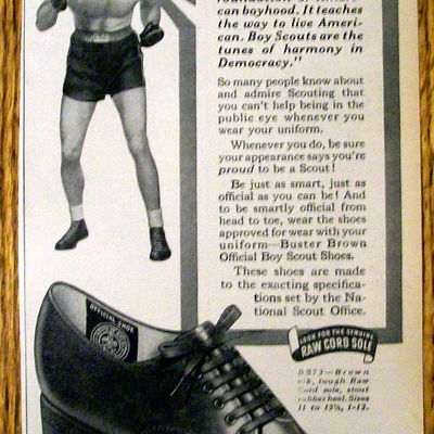 Vintage Ad: 1951 Buster Brown Shoes w/Steve Belloise