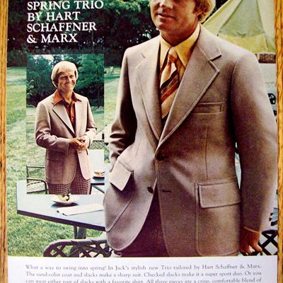 1976 Hart Schaffner & Marx Spring Trio w/ Jack Nicklaus