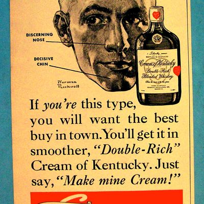 1949 Schenley Whiskey By Norman Rockwell