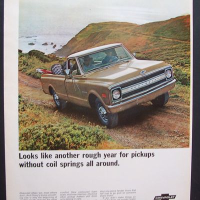 Vintage Ad: 1968 Chevrolet  Pick Up