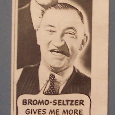 Vintage Ad: 1940 Bromo - Seltzer w/ Offerman