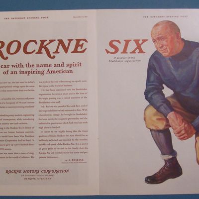 1931 Rockne Six with Knute Rockne