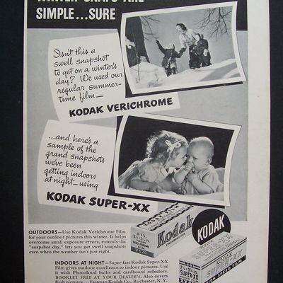 1942  Kodak Verichrome & Super XX  Film