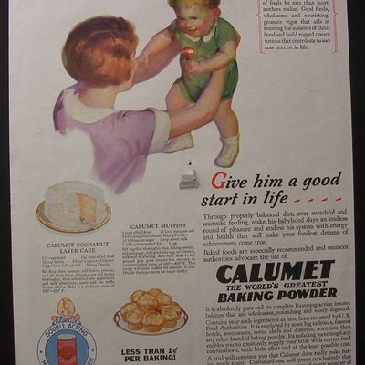 1928  Calumet  Baking  Powder