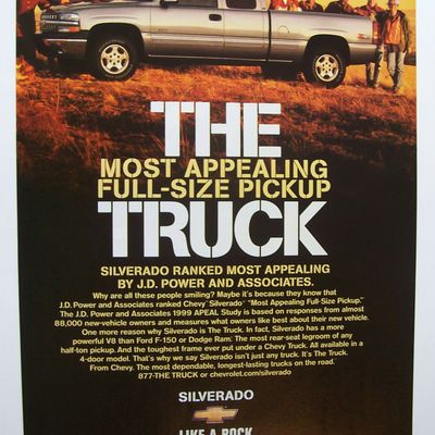 Vintage Ad: 2000 Chevy  Silverado
