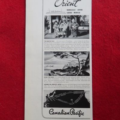 1934 Canadian Pacific with Empress Express To Orient