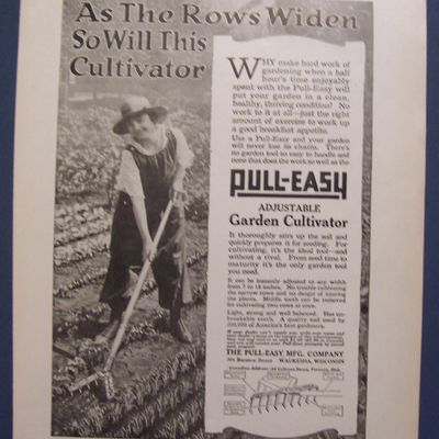 Vintage Ad: 1918 Pull - Easy Garden Cultivator