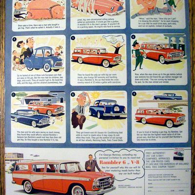 Vintage Ad: 1957 Rambler 6 or V-8