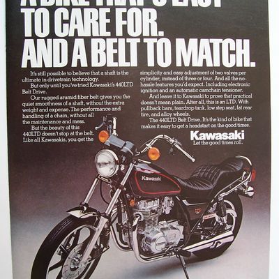 1981  Kawasaki  440 LTD  Belt  Drive