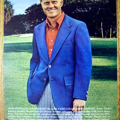 1972 Hart Schaffner & Marx Blazer with Jack Nicklaus