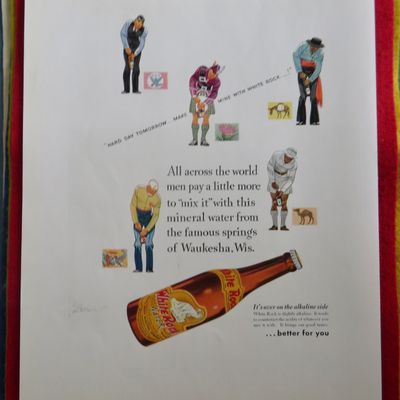 1934 White Rock Mineral Water with 5 Different Men