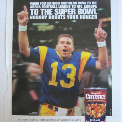 2000 Campbell's Chunky Soup w/ Kurt Warner