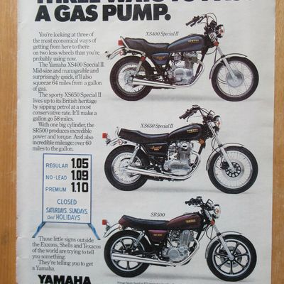 1980 Yamaha Motorcycle with Yamaha Special Motorcycles