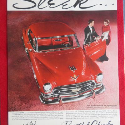 1954 Chrysler Automobile with Torch Red Chrysler