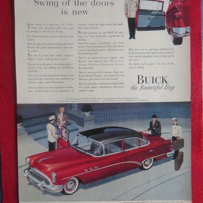 1954 Buick Automobile with Buick Super Sedan