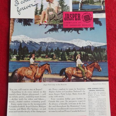 1940 Canadian National with Jasper Park Lodge