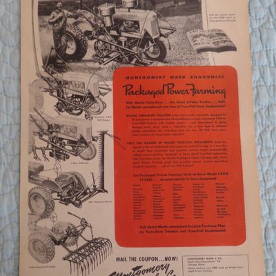 1941 Montgomery Ward & Company with Power Farming