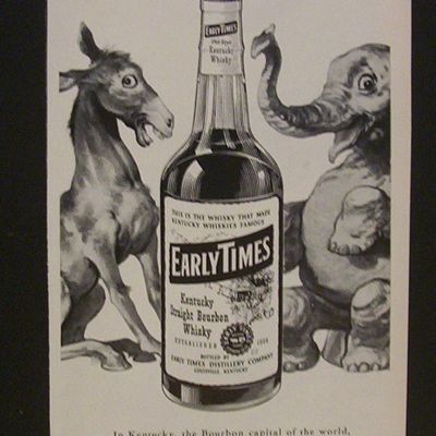 1952  Early  Times  Whiskey