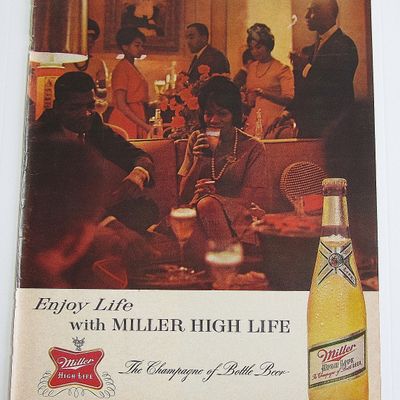 1963 Miller High Life Beer With Party