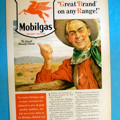 Vintage Ad: 1940 Mobil Gas