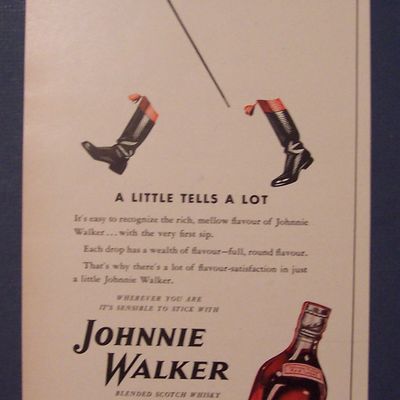 1942  Johnnie  Walker  Red  Whiskey