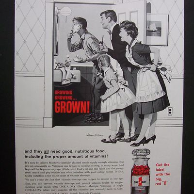 Vintage Ad: 1962 One A Day Vitamins By Stevan Dohanos