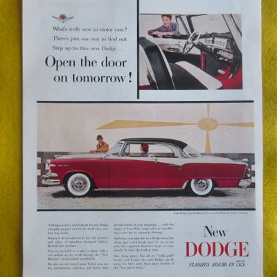 1955 Dodge Automobile with Custom Royal Lancer