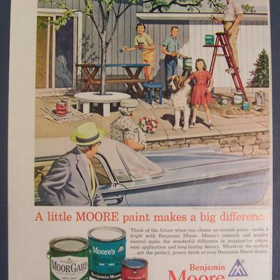 1961 Benjamin Moore Paints By Stevan Dohanos