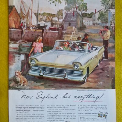 1957 Ford Automobile with the Ford Sunliner