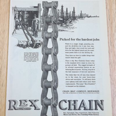 1923 Rex Chain With Rex Chabelco Chain