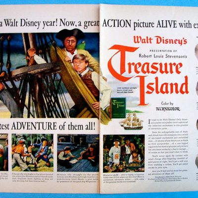 Vintage Ad: 1950 Treasure Island w/Bobby Driscoll