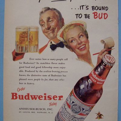 Vintage Ad: 1953 Budweiser Beer