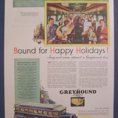 Vintage Ad: 1931 Greyhound Lines