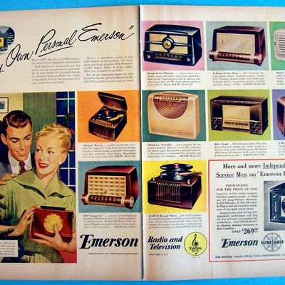 Vintage Ad: 1949 Emerson Radio & Phonograph