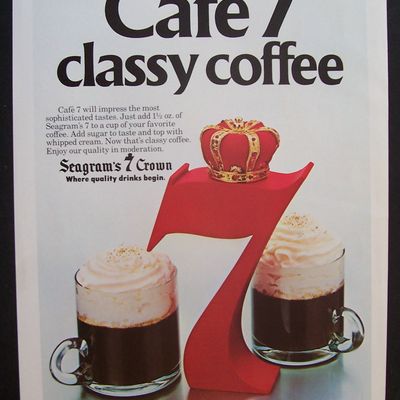 1981  Seagram's 7  Crown  &  Coffee