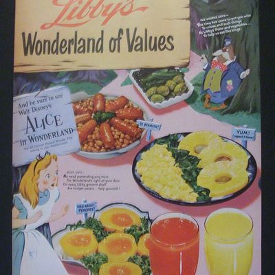 Vintage Ad: 1951 Libby's w/ Alice & Chesterfield