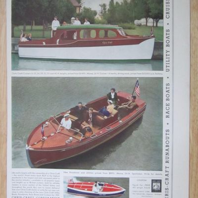 1937 Chris Craft Corp. with Cruisers & Runabouts