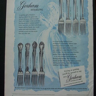 1951 Gorham Sterling with 8 Different Styles