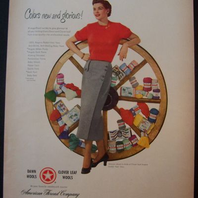 1949  Dawn  &  Clover  Leaf  Wools