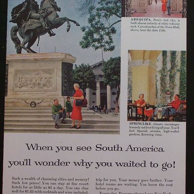 1959 Panagra Airlines with South America