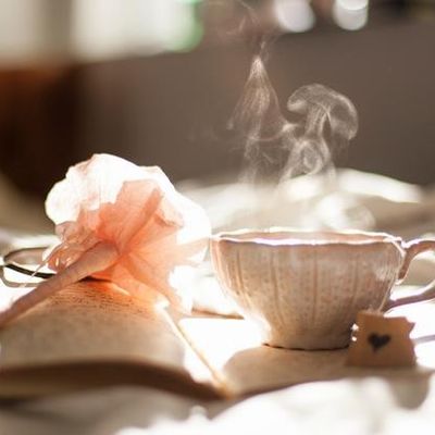 Charming Textured Ceramic Mug in Soft Pale Pink